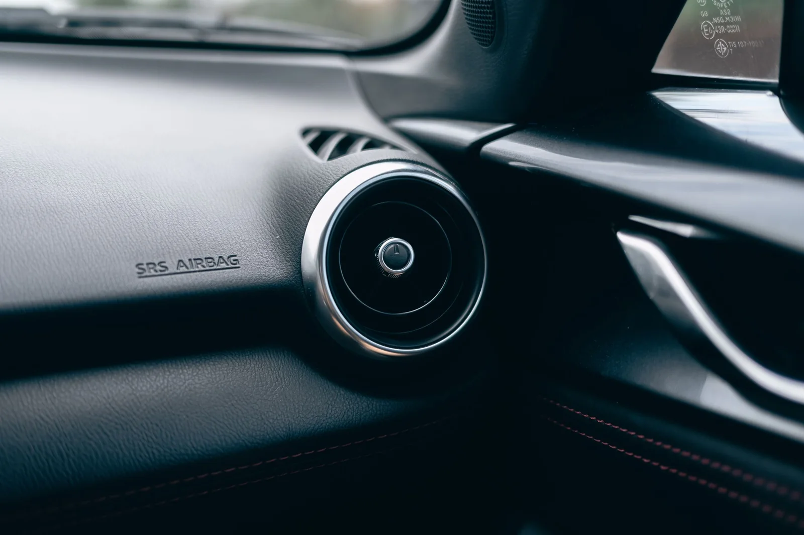 A car’s air conditioning vents